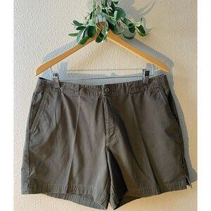 COPY - Dockers Shorts Khaki Green Chino Size 14 x 5" Inseam Flap Pockets Cotton